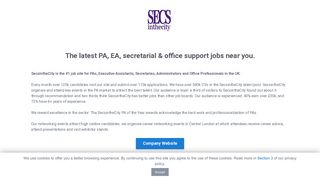 SecsintheCity Jobs – secsinthecity.co.uk Job Board | JobAdder