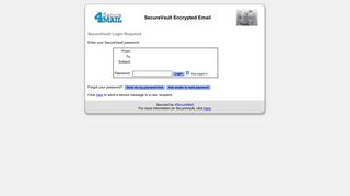 SecureVault - Login - 4SecureMail