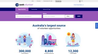 SEEK Volunteer – Australia's largest source of volunteer opportunities