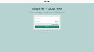 Sign In - ServiceNow Customer Service System