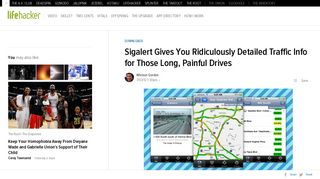 Sigalert Gives You Ridiculously Detailed Traffic Info for Those Long ...