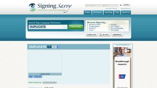 Sign for DUPLICATE - Signing Savvy