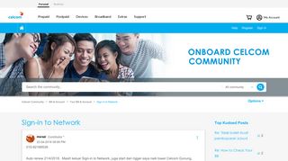 Sign In Network Celcom Login And Support