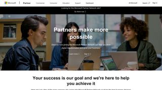 Partner with Microsoft