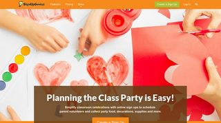 Class Party | Parent Volunteer Sign Up Tool for Schools