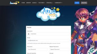 Register | ROSE Online - AruaROSE - Free to Play 3D Fantasy Anime ...