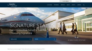 Signature Status | FBO Benefits for Your Aircraft and Flight Crew