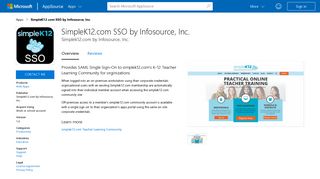SimpleK12.com SSO by Infosource, Inc. - Microsoft AppSource