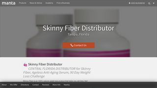 Skinny Fiber Distributor Tampa FL, 33615 – Manta.com