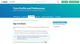 Sign in to Slack – Slack Help Center