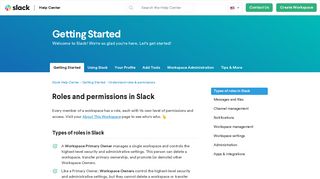 Roles and permissions in Slack – Slack Help Center