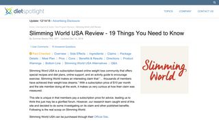 Slimming World USA Review (UPDATE: 2018) | 19 Things You Need ...