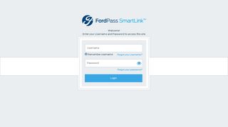 FordPass SmartLink - Login