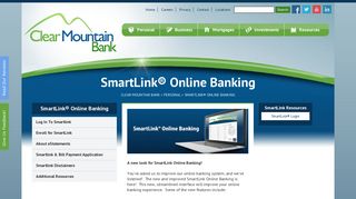 SmartLink® Online Banking - Clear Mountain Bank