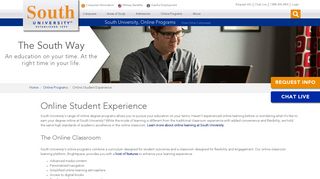 Online Student Experience - South University