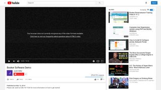 Booker Software Demo - YouTube