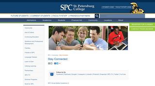 SPC' s social media - St. Petersburg College