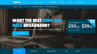 SpinTel - ADSL2+ Broadband Bundles