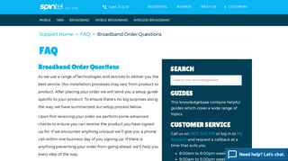 Broadband Setup FAQ - Spintel