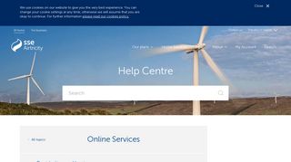 Online Services - SSE Airtricity