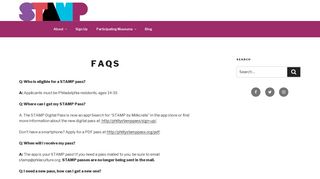 FAQs - Philly Stamp Pass