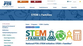 STEM + Families (Science, Technology, Engineering & Math ...