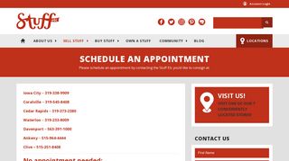 Schedule an Appointment | Stuff Etc