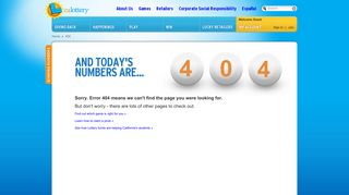 2nd chance ca lotto
