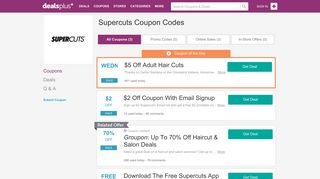 $2 OFF Supercuts Coupons, Promo Codes February 2019 - DealsPlus