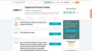 Supercuts Coupons - Save 30% w/ Feb. 2019 Coupon & Promo Codes