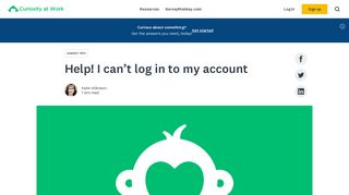 Help! I can't log in to my account | SurveyMonkey