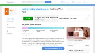 Access mail.syndicatebank.co.in. Outlook Web App
