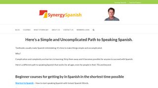 Courses - Synergy Spanish Systems