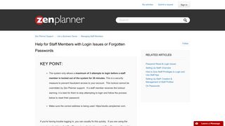 Help for Staff Members with Login Issues or Forgotten Passwords ...