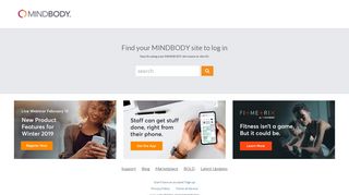 MINDBODY: Login