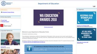 The Department of Education - Portal Home Page