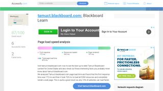 Access tamuct.blackboard.com. Blackboard Learn