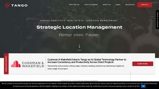 Strategic Location Management & Predictive Analytics | Tango
