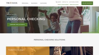 Personal Checking - TBK Bank