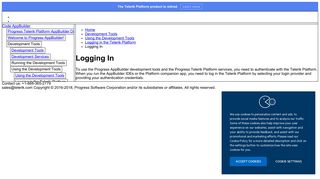 Logging In from AppBuilder | Code | Telerik Platform