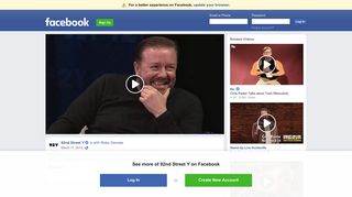 92nd Street Y - Ricky Gervais: Opinions aren't facts | Facebook