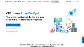 Visual Studio Online | Now Azure DevOps - Microsoft