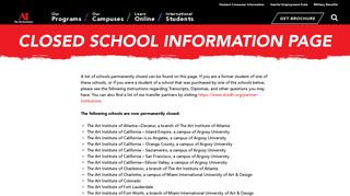 Student Services | The Art Institute of Washington, a branch of The Art ...