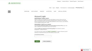 Login - Arbonne