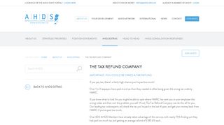 The Tax Refund Company - AHDS