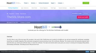 TheSSLStore.com | HostBill | Billing & Automation Software for ...