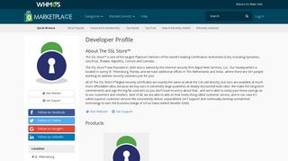 The SSL Store™ - WHMCS Marketplace