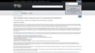 time warner cable launches ability to program dvr remotely