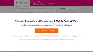 T-Mobile Perks at Work