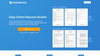 Easy Resume Builder - Free Résumés to Create & Download